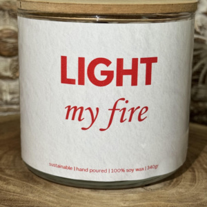Αρωματικό κερί Αγίου Βαλεντίνου (Light my fire)