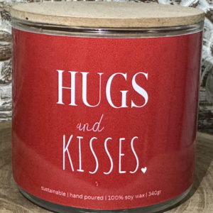 Αρωματικό κερί Αγίου Βαλεντίνου (Hugs & Kisses)
